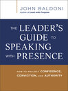 Cover image for The Leader's Guide to Speaking with Presence